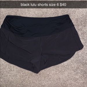 Lulu Black Shorts